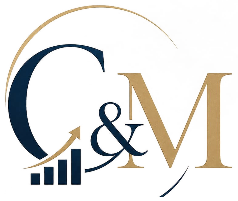 Símbolo C&M — crescimento com propósito
